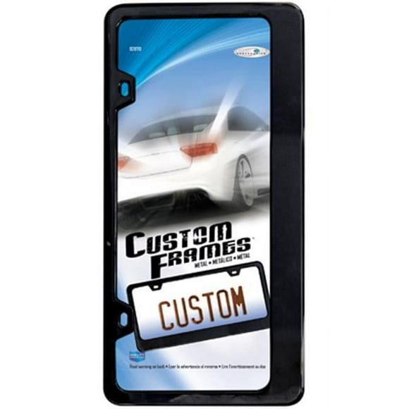Unique Accessories 92870 License Plate Frame Black Pack of 4