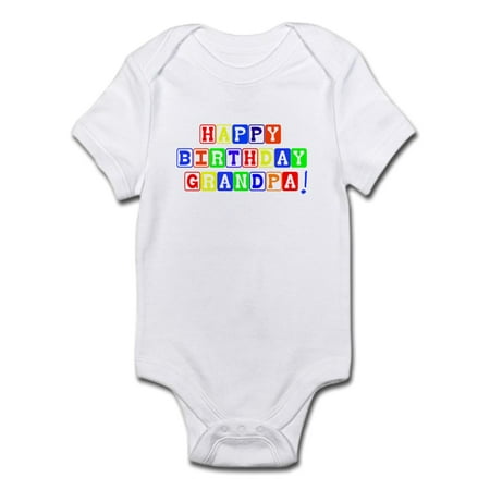 

CafePress - Happy Birthday Grandpa Infant Bodysuit - Baby Light Bodysuit