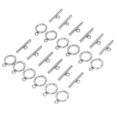 thumbnail image 4 of Jewelry DIY Round Toggle Clasps Stainless Steel T-Bar Clasps for Necklace Making Steel Color, 4 of 5