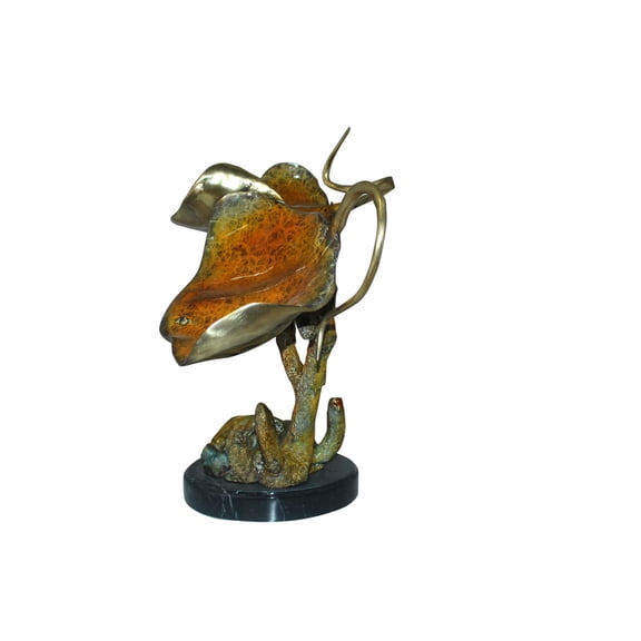 Nifao Double Monterey Bronze Statue – Home Decor Sculpture, 14"L x 24"W x 21"H