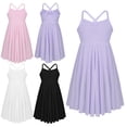 thumbnail image 4 of Vestido de ballet para niñas, ropa de baile para niños, disfraces de baile lírico, camisola de gasa, vestido de baile, vestido de bailarina de cintura alta, 4 of 5