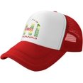 thumbnail image 1 of Hawaiian Islands Tribal Hi Hawaii Mesh Back Trucker Cap Baseball Cap, 1 of 8