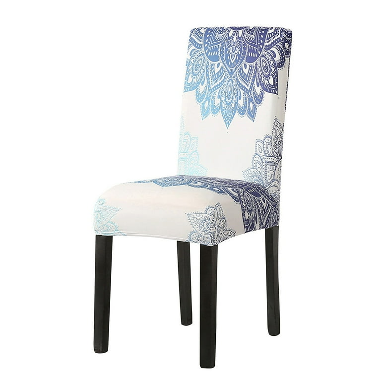 Wokaso Stretch Boho Short Dining Chair Slipcover Covers Protector