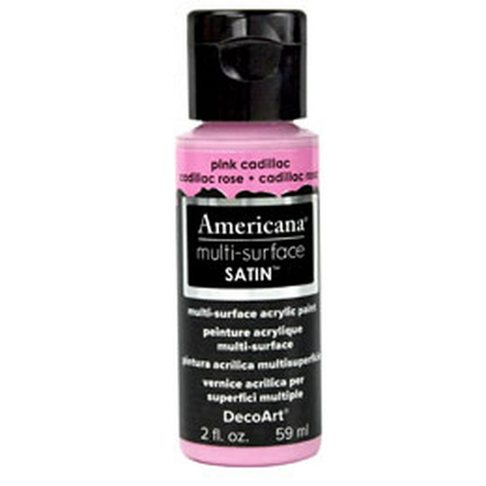 DecoArt Americana MultiSurface Satin Acrylic Paint, 2 oz., Eggplant