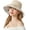 M2835-beige, variant on Wide Brim Women Sun Hat Summer Beach Bucket Fishing Hats Metal Wired Edge Packable UV Protection for Hiking Garden Travel