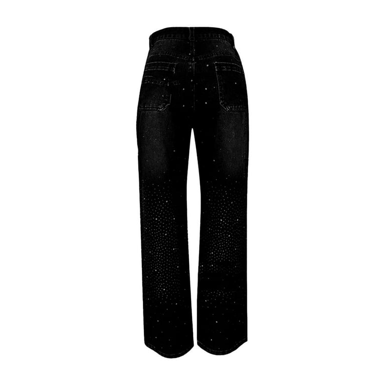 vigerkar Women's Shiny Jeans Glitter Mid Rise Boyfriend vigerkar Women's Shiny Jeans Glitter Mid Rise Boyfriend