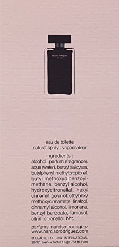 Narciso Rodriguez Eau De Toilette, Perfume for Women, 3.4 Oz