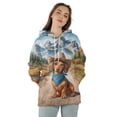 thumbnail image 4 of Welcome Fall Western Cowboy Dachshund Enjoys Majestic Autumn All Over Print 3D Hoodie Unisex Merch Hoodies Wiener Dog Lover Gifts Idea - 01007, 4 of 6