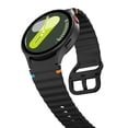 thumbnail image 2 of Pozyie Compatible with Samsung Watch 7 6 5 4 Watch Band 40mm with Screen Protector, 20mm Soft Silicone Sport Strap for Women Men, Starlight - 40mm, 2 of 5