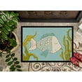 thumbnail image 3 of Carolines Treasures BB8545MAT Bleu Poisson Tapis d'Intérieur Ou d'Extérieur - 18 x 27 Po., 3 of 4