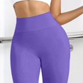 thumbnail image 7 of TGPMGRZ Leggings for Women Scrunch Lifting Gym Seamless Workout Leggings Tummy Control Yoga Pants Purple Size M, 7 of 7