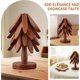 thumbnail image 4 of Wooden Coasters for Hot Dishes, Wood Shaped Coaster Set, Hot Dishes Coasters with Wood Shaped Foldable Heat Pad, 4 of 5