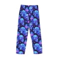 thumbnail image 3 of Lsque Skull flower star sky Print Men's Pajama Pants, Lounge Pant - Comfortable Home Wear,Elastic Waistband, Stylish Design-X-Large, 3 of 9