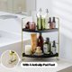 thumbnail image 3 of Organizador de esquina para baño KINGBERWI de 2 niveles, negro, 3 of 6