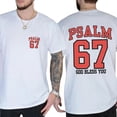thumbnail image 4 of Psalm 67 God Bless You Double Sided Christian T-Shirt – Bible Verse Faith Graphic Tee, Religious Scripture Shirt Gift for Men & Women, 4 of 6