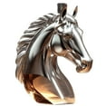 thumbnail image 2 of Bouteille de Whisky en Forme de Tête de Cheval, Récipient à Vin Décoratif pour Cadeau et Exposition, 2 of 8