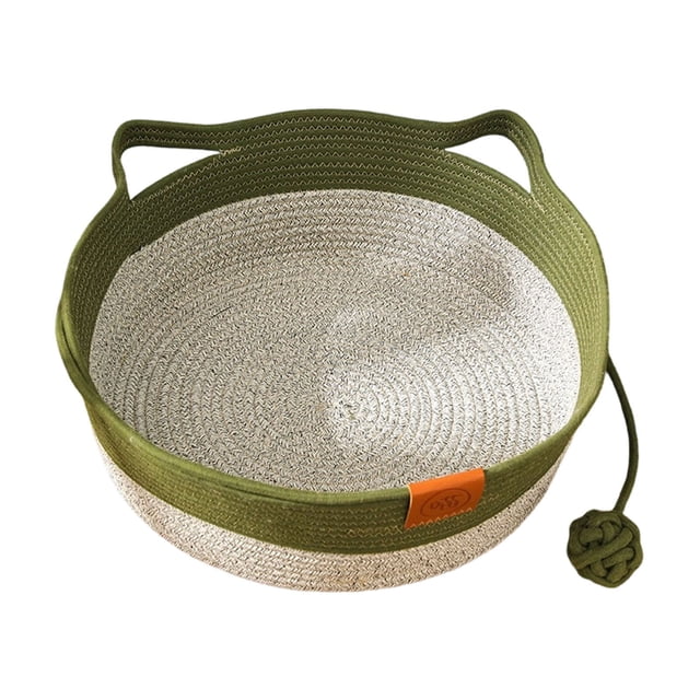 TIELUTT Lit Tissé pour Chat pour Chats d'Intérieur Toutes Saisons en Lin pour Chat Animal de Compagnie pour Extérieur Décorations d'Entrée Extérieure Caravane Maisons pour Animaux de Compagnie pour l'Extérieur Cloison Suspendue pour Écureuil pour Poteau 4x4 Animal de Compagnie avec Petits Trous
