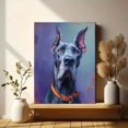 thumbnail image 6 of Great Dane Oil Painting Canvas Wall Art, Dog Portrait Print for Living Room Bedroom Office Hallway Dining Room Home Decor, 6 of 8