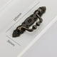 thumbnail image 3 of Vintage Decorative Handles for Cabinets Retro Drawer Ring Pulls Pack of 4, 3 of 10