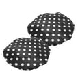 thumbnail image 3 of LOLIPPYY 2Pcs Reusable Black Shower Caps with Adjustable Fit for Hair Conditioning and Salon Use, 3 of 6