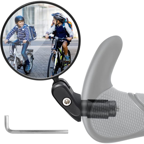 Espejos para bicicleta, espejo retrovisor para bicicleta, espejo retrovisor ajustable de 360°, espejos retrovisores para ciclismo, espejo retrovisor, reflector, accesorio para bicicleta de carretera, motocicleta de montaña Sincero Electrónica