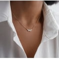 thumbnail image 2 of FusionJevel 925 Sterling Silver 18K Gold Plated GoldKorean Love K-Pop Necklace | Finger Heart Necklace | Pendant Gold Heart Necklace | Handmade Unique Jewelry for Women | Thank You Gift, 2 of 2