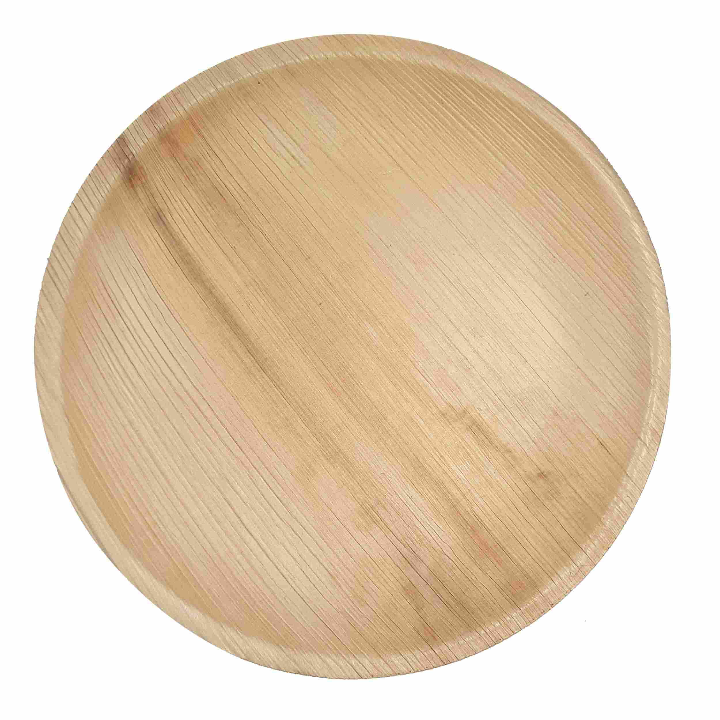 6 Shallow Palm Leaf Plates 50 Pcs Natural Compostable Disposable Plate Pack For Camping Eco-friendly Parties. Wedding