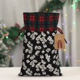 thumbnail image 5 of Pofeuu Daisies Flowers Print Burlap Bags with Drawstrings Drawstring Gift Bags Pouch Bag for Thankgiving Birthday Party Gift Wrapping Treats and Party Favors-Black, 5 of 8