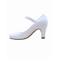 thumbnail image 3 of Zapatilla de vestir de mujer sintetico blanco leon 8422, 3 of 4