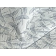 thumbnail image 3 of Ambesonne Bird Print Quilted Coverlet 2 Pcs, Soft Pattern of Cranes, Twin Size, Off White and Pale Blue, 3 of 4