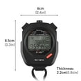 thumbnail image 2 of Sports Stopwatch Timer 60 Memory Digital Stopwatch 3 Line Display, 2 of 8
