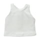 thumbnail image 1 of Camiseta de muñeca, chaleco de punto, ropa para muñecas, suéter sin mangas, cuello redondo holgado, ropa para niñas pequeñas hecha de hilo para amante Blanco, 1 of 9
