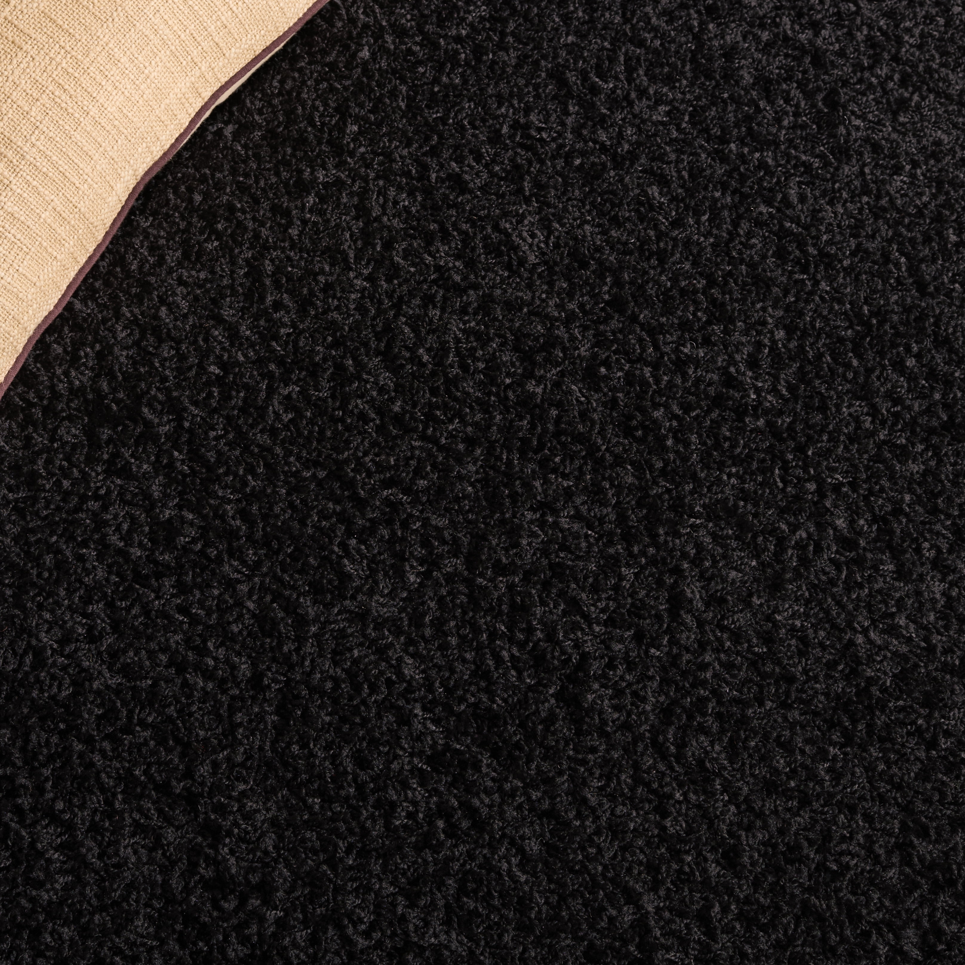 Safavieh Athens Talia Solid Shag Runner Rug, Black, 2'3" x 8'