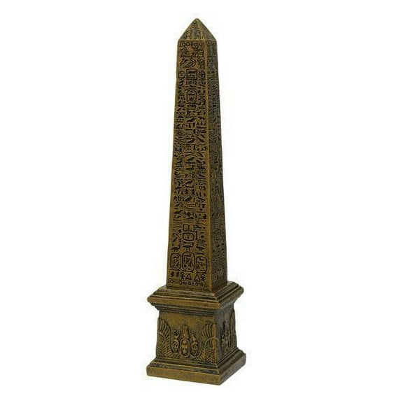 10 Inch Obelisk Structure Mythological Egyptian Statue Figurine
