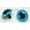 Blue, variant on Animal Eyes with Black Centers & Metal Washers (12 mm - 12 pcs, Yellow)