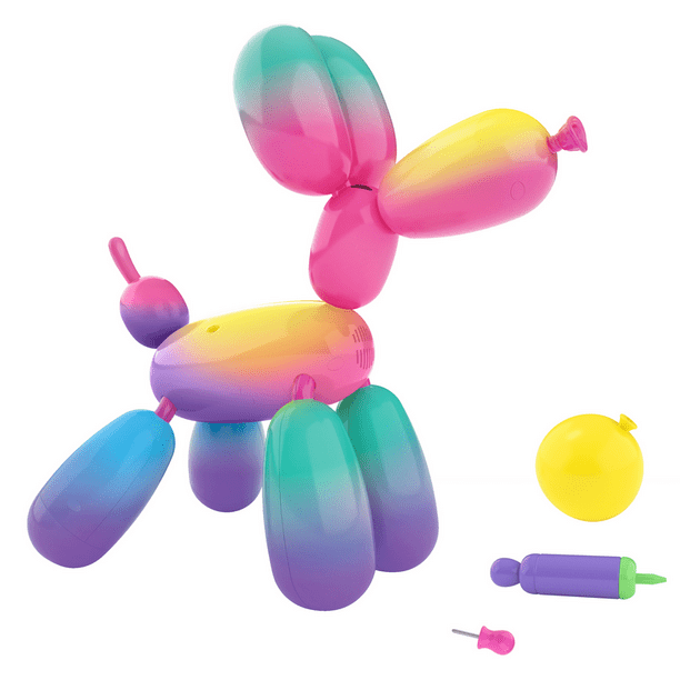 Squeakee Rainbowie The Balloon Dog Electronic Pet Walmart Com