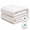 King-Diamond Quilted, variant on Electric Mattress Pad Size Quilted Wave 10 Heat Settings With 12 Hour Auto Off Deep Pocket Fits Up To 18" Cfleece Bed Warmer Etl Certifiedhine Washable 39"x75"