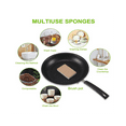 thumbnail image 2 of 16PCS Biodegradable Compostable Cellulose Kitchen Sponges Coconut Scrubber - Eco Friendly Sponge for Dishes Cleaning, 2 of 5