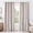 Taupe, variant on Jacquard Boho Linen Curtains for Living Room 2 Panels, Botanical Tufted Pom Stripe Geometric Drapes for Bedroom Light Filtering, 52 X 84 Inch
