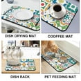 thumbnail image 4 of Experience Ease of Cleaning Mexican Coffee Mat High Absorbency Diatom Mud Dish Drying Pad Large 19.5x12in, Coffee Drying Mat Perfect Kitchen Gadget for Everyday Use, 4 of 7