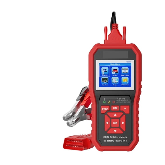 KW880 Car Battery Tester Automobile Analizer Diagnostic Tool Battery Match Car Scanner