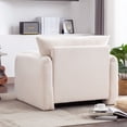 thumbnail image 4 of Modern Style Chenille Oversized Armchair Accent Chair Single Sofa Lounge Chair 38.6'' W, for Living Room, Bedroom, 4 of 11