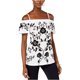 thumbnail image 2 of Blusa Floral con hombros descubiertos I-N-C Mujer XXL, 2 of 2