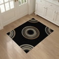thumbnail image 3 of ODIKA Alfombras Curved Details Para Habitacion Alfombra Bedside Yellow for Bedroom, Nursery, Pet Friendly & Kids Safe, 3 of 7