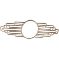 thumbnail image 2 of Ekena Millwork 40"W x 20"H x 11"IW x 19"IH x 3/8"T Elizabeth Wood Fretwork Pierced Ceiling Medallion, Red Oak, 2 of 3