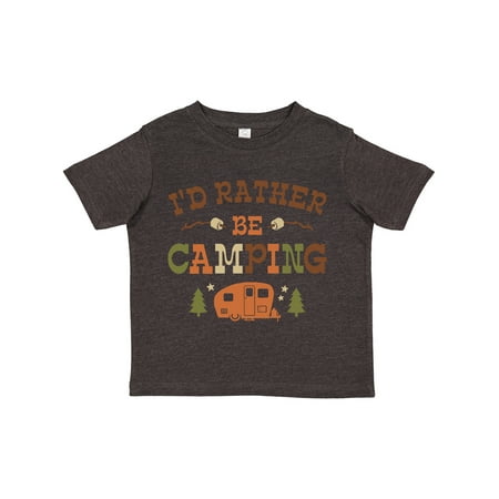 

Inktastic Rather Be Camping C1 Gift Toddler Boy or Toddler Girl T-Shirt