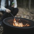 thumbnail image 5 of Blue Sky Outdoor Living Steel Ridge Portable Fire Pit with Spark Screen and Screen Lift, Black, 5 of 12