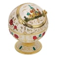 thumbnail image 3 of Sailing Cenicero de bola con patrón de castillo de estilo europeo, 3 of 10