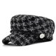 thumbnail image 1 of (m, 56-58cm), Negro, 1 pieza Boina Gorra de Moda para Mujer Sombreros Casuales Retro Elegante Sombrero Visera Gorra de Invierno para Dama, 1 of 5