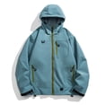 thumbnail image 1 of Puntoco Chaqueta De Algodón Cálida De Invierno Con Cremallera De Color Sólido Y Capucha Informal Para Hombre, Parkas De Manga Larga, 1 of 9